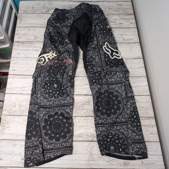 Fox Racing Switch Paisley Print Motocross Pants Women Size 7/8 - Picture 8 of 10